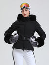 Women's Gsou Snow Arctic Vogue Fleece-Lined Winter Glam Ski Jacket