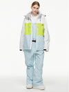 Women's Arctic Queen Mountain Windbreaker Thermal Snow Suits with Overalls Bibs