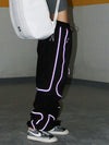 Men's Geight Flyflow Light Reflective Mountain Pro Baggy Snow Pants