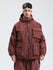 Men's Gsou Snow Alpine Cruiser Fleece Oversize Baggy Snowboard Jacket