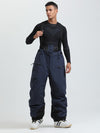 Men's Gsou Snow Durable Mountain Pro All Function Cargo Snow Bibs Pants