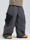 Men's Gsou Snow Mountain Chill Swag Cargo Pockets Snowboard Pants