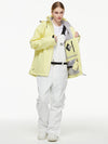 Men's Backcountry Mountain Windbreaker Thermal Snow Suits with Overalls Bibs