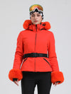 Women's Gsou Snow Arctic Vogue Fleece-Lined Winter Glam Ski Jacket