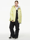 Women's Arctic Queen Mountain Windbreaker Thermal Snow Suits with Overalls Bibs