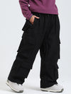 Women's Gsou Snow Alpine Cruiser Fleece Oversize Baggy Snowboard Pants