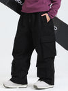 Women's Gsou Snow Alpine Cruiser Fleece Oversize Baggy Snowboard Pants