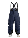 Men's Gsou Snow Durable Mountain Pro All Function Cargo Snow Bibs Pants