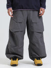 Men's Gsou Snow Urban Slope KneeFlex Cargo Pockets Baggy Snow Pants