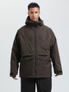 Men's Gsou Snow Durable Mountain Pro All Function Cargo Snow Jacket