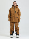 Women's Gsou Snow Durable Mountain Pro All Function Cargo Snow Suit