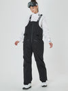 Women's Mountain Freerider Swag Cargo Snowboard Bib Overalls Baggy Snow Pants