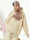 Women's SWAGLI Snow Fluffy Baggy Snow Hoodie With Cute Bear Ears