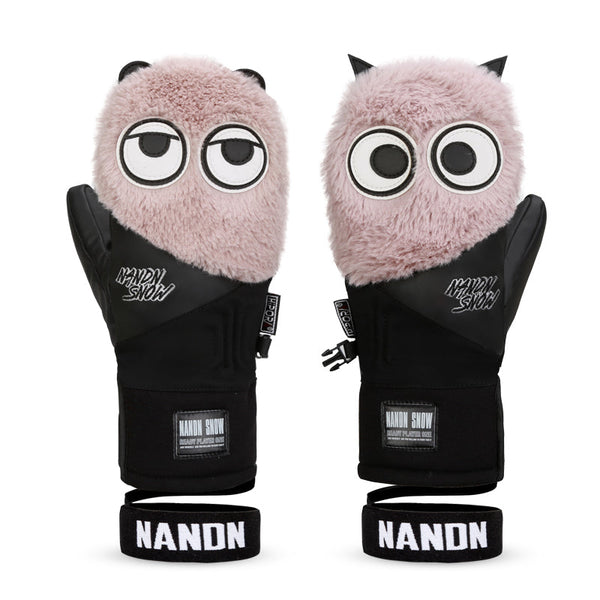 Women's Nandn Minions Snowboard Gloves Winter Mittens