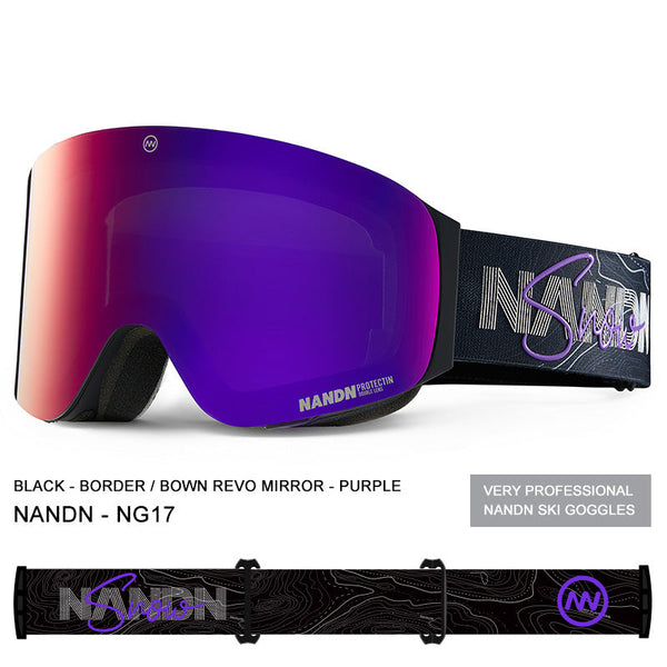 Nandn Unisex Snowboard Protection Openable Snow Ski Goggles