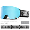 Nandn Unisex Snowboard Protection Openable Snow Ski Goggles