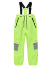 Kid's Unisex Mountain Lover Waterproof Snow Pants Ski Bibs