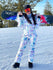 Women's Searipe One Piece Colorful Ski Suits Snow Jumpsuit