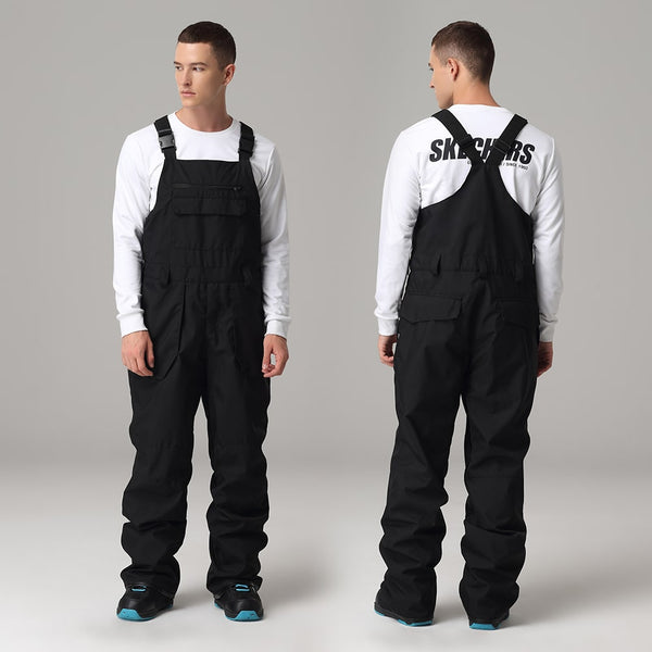 Men's Searipe Mountain Terry Winter Snow Pants Overall Snowboard Bibs