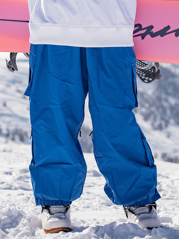 Women's Men's Unisex Rabbit Snow Prime Cargo Baggy Snowboard Pants-SALE