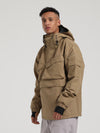 Men's Gsou Snow Winter Action Cargo Anorak Snowboard Jacket